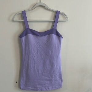 Lululemon Tank Top Active Sweetheart Adjustable Strap Athleisure 8 Purple